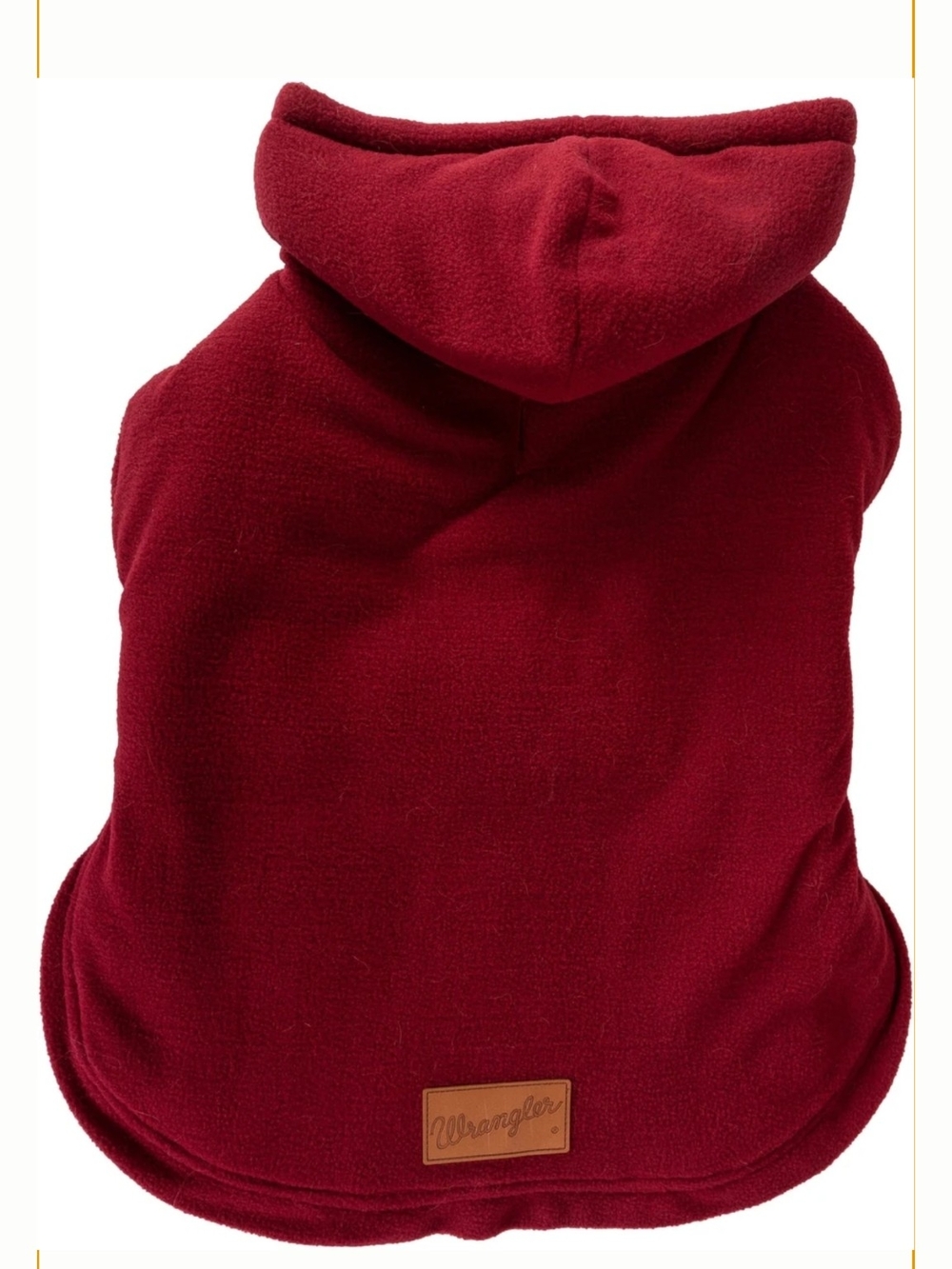 Wrangler Red Plaid Hooded Dog Coat - Picture 3 of 5